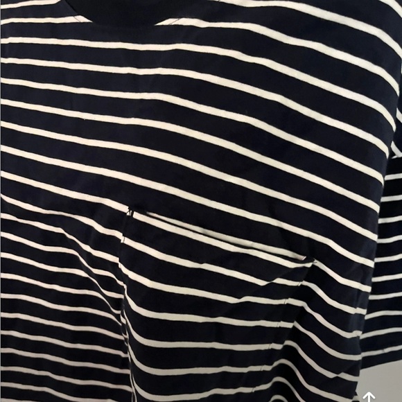 NWT 3X blue striped t shirt 1147 - Picture 2 of 4